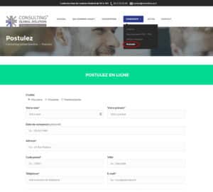 postuler en ligne